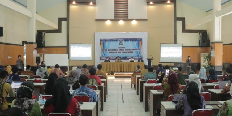 SEKRETARIS DAERAH KABUPATEN HSS BUKA KEGIATAN ASISTENSI SAKIP KABUPATEN HSS