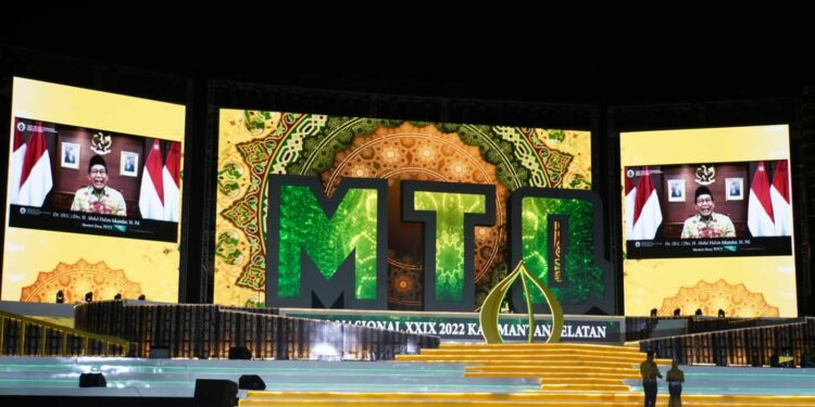 Wabup HSS Hadiri Pembukaan Musabaqah Tilawatil Quran (MTQ) Tingkat Nasional Ke-XXIX Tahun 2022 Di Kalimantan Selatan