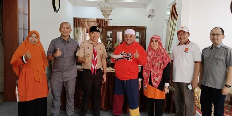 Wabup HSS Menyambut Kedatangan Anggota Komisi III DPR RI Fraksi PKS Habib Aboe Bakar Al Habsyi, S.E.