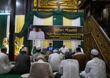 Safari Maulid Bersama Pemkab HSS Di Desa Wasah Hilir