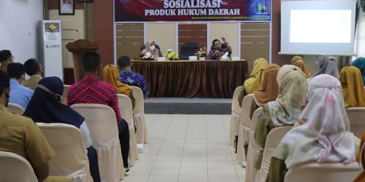 Pemkab HSS Gelar Penyuluhan Hukum / Sosialisasi Produk Hukum Daerah