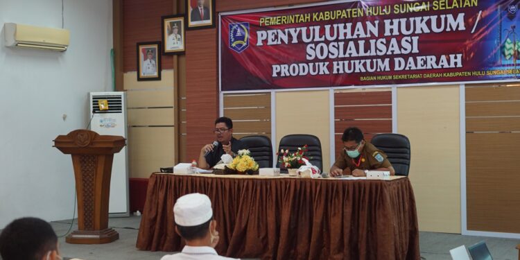 Pemkab HSS Penyuluhan Hukum / Sosialisasi Produk Hukum Daerah Kabupaten HSS