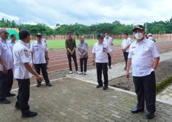 “Bupati HSS Tinjau Beberapa Venue Jelang Porprov XI Kalsel 2022”