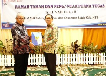 BUPATI DAN JAJARAN ANTARKAN H. SAIFULLAH PURNA TUGAS DALAM RAMAH TAMAH OPD