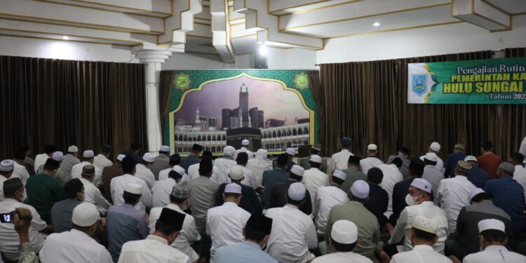 PEMKAB. HULU SUNGAI SELATAN KEMBALI MENGGELAR PENGAJIAN RUTIN BULANAN