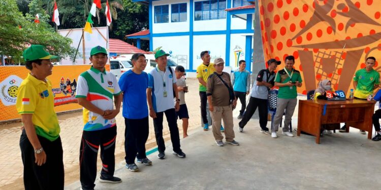 Wabup HSS Menyaksikan Langsung Ke Tempat Pertandingan PORPROV XI