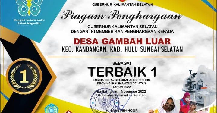 Alhamdulillah, Kabupaten Hulu Sengai Selatan (HSS) kembali berhasil menambah prestasi dibidang kesehatan.