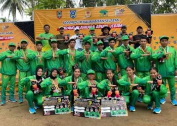 Raih 6 Emas dan 3 Perak, HSS Juara Umum Cabor Arung Jeram Porprov XI Kalsel
