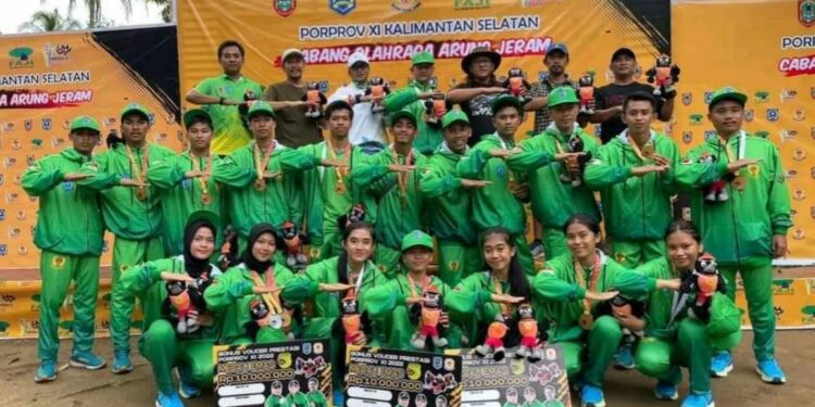 Raih 6 Emas dan 3 Perak, HSS Juara Umum Cabor Arung Jeram Porprov XI Kalsel