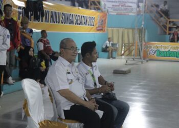 Bupati HSS Saksikan Secara Langsung Beberapa Pertandingan