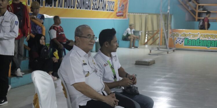 Bupati HSS Saksikan Secara Langsung Beberapa Pertandingan
