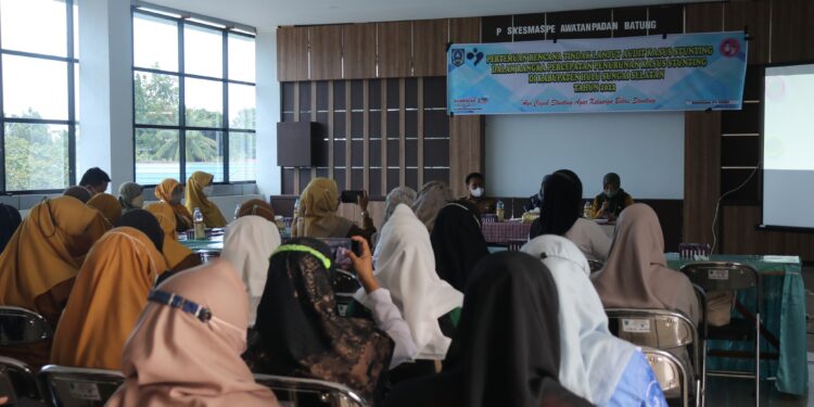 Pemkab HSS Melaksanakan Pertemuan Rencana Tindak Lanjut Audit Kasus Stunting Dalam Rangka Percepatan Penurunan Kasus Stunting Di Kab. HSS