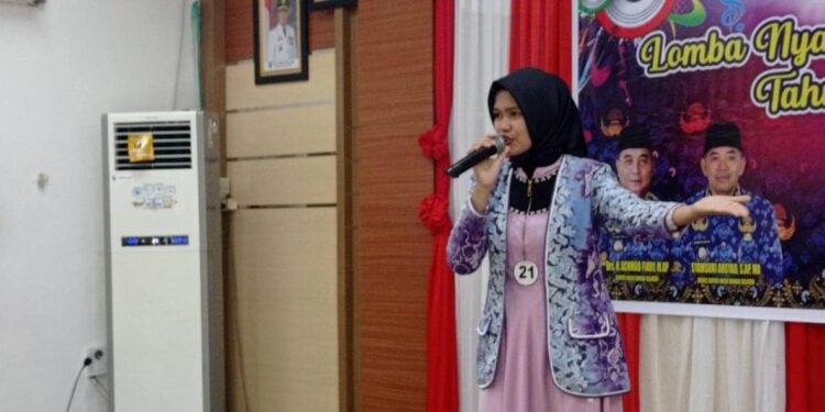 Lomba Nyanyi Memeriahkan Hari Ulang Tahun ke-51 Korps Pegawai Negeri (Korpri).  Selasa (22/11/2022)