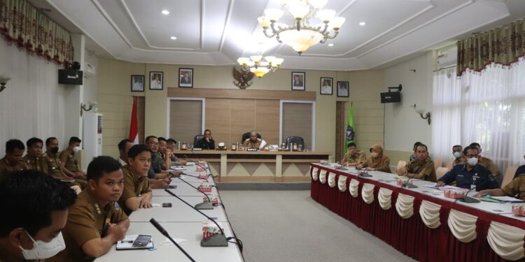 BUPATI PIMPIN RAKOR KESIAPAN BENCANA