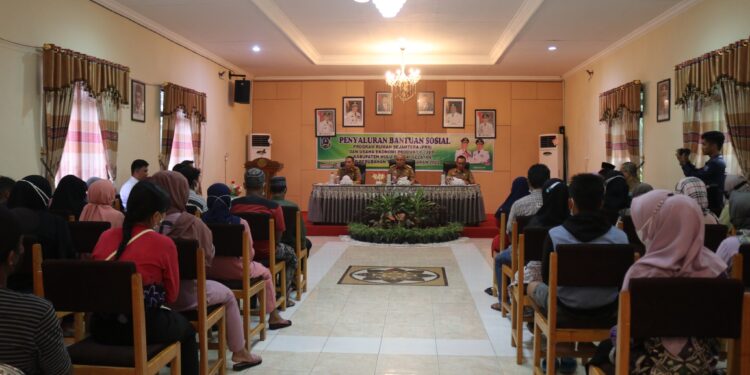 Penyaluran Bansos PRS dan UEP Wilayah Kecamatan Padang Batung dan Loksado