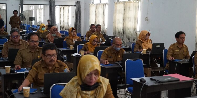 Bupati Tinjau Pelaksanaan Observasi Calon P3K Guru Kab. HSS