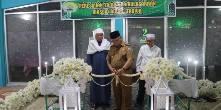 Bupati HSS Resmikan Tempat Pemulasaran Jenazah di Masjid Agung Taqwa Kandangan