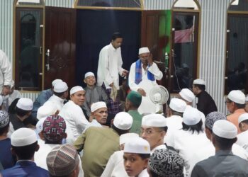 Wabup HSS Hadiri Syukuran Musholla Darussa’adah Yang Telah Selesai Direnovasi