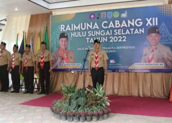 Ketua Kwarcab HSS Resmi Tutup Raimuna Cabang XII Tahun 2022