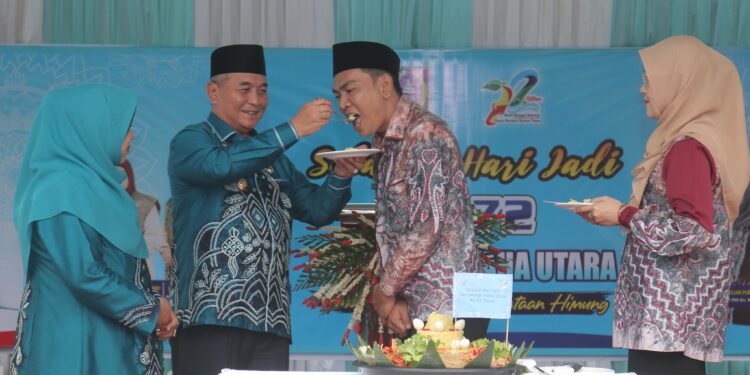 “BUPATI HSS HADIRI PUNCAR PERINGATAN HARI JADI KECAMATAN DAHA UTARA”