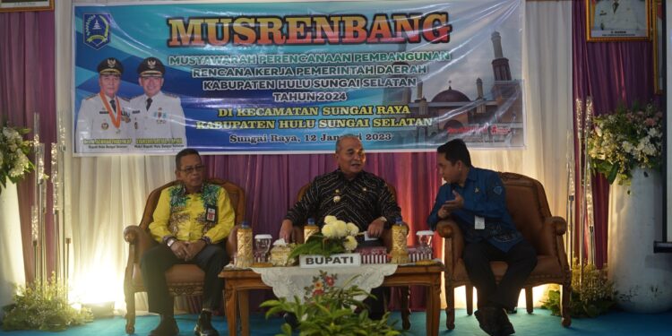 KECAMATAN SUNGAI RAYA MENJADI KECAMATAN KE 3 MUSRENBANG RKPD TAHUN 2024