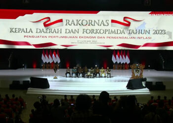 WAKIL BUPATI HSS HADIRI RAKORNAS KEPALA DAERAH DAN FORKOPIMDA TAHUN 2023