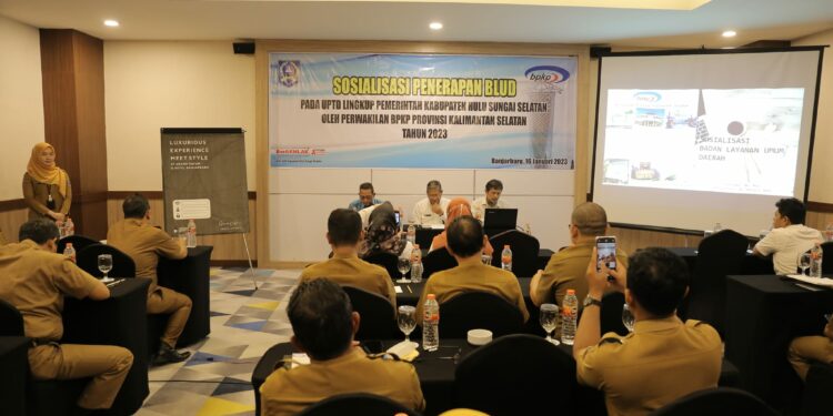 SOSIALISASI PENERAPAN BLUD  PADA UPTO LINGKUP PEMKAB HSS OLEH PERWAKILAN BPKP PROV. KALSEL