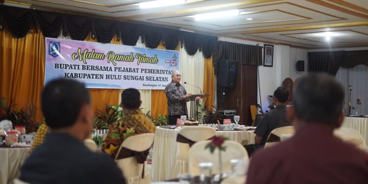 MALAM RAMAH TAMAH BUPATI HSS BERSAMA PEJABAT PEMKAB HSS