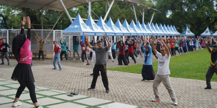 PEMKAB HSS KEMBALI GELAR SENAM GABUNGAN ASN SE-KAB. HSS