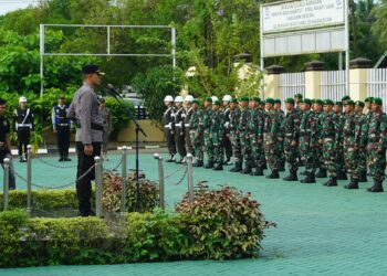 WABUP HSS HADIRI APEL GELAR PASUKAN OPERASI KEPOLISIAN KEWILAYAHAN KESELAMATAN INTAN 2023