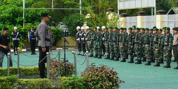 WABUP HSS HADIRI APEL GELAR PASUKAN OPERASI KEPOLISIAN KEWILAYAHAN KESELAMATAN INTAN 2023