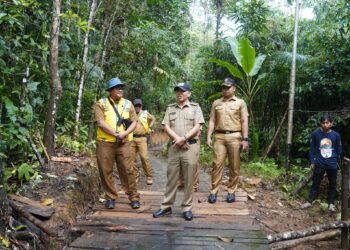 WABUP HSS LAKUKAN MONEV PEMBANGUNAN DI KECAMATAN LOKSADO