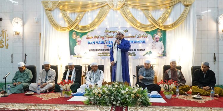 WABUP HADIRI PERINGATAN ISRA MI’RAJ JAMAAH MAJLIS DZIKIR MASJID AL-MINAH