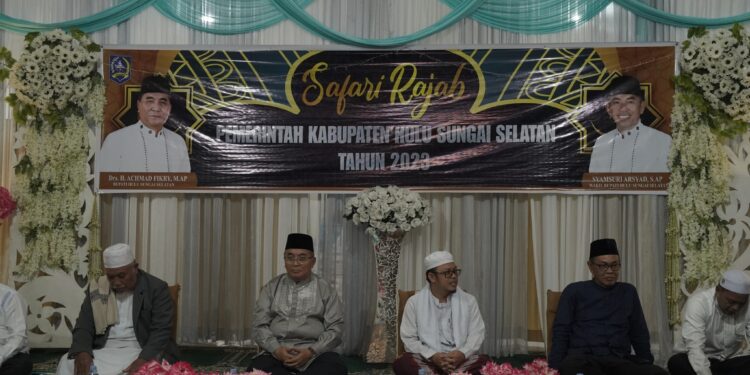 PEMKAB HSS GELAR SAFARI RAJAB KE-3 DI DAHA SELATAN