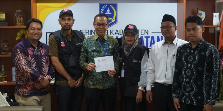 PANTARLIH AMAWANG KANAN LAKUKAN COKLIT DATA PEMILIH TERHADAP SEKDA