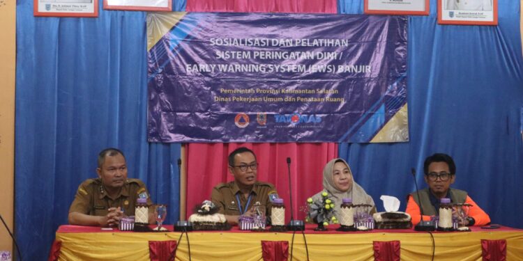SOSIALISASI DAN PELATIHAN SISTEM PERINGATAN DINI BANJIR DI KAB. HSS
