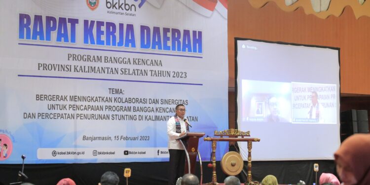 SEKDA KAB. HSS HADIRI RAKERDA BKKBN TAHUN 2023