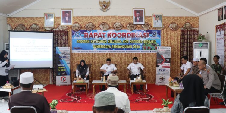 PERKUAT KETAHANAN KELUARGA, BNNK HSS GELAR RAKOR DI DAHA UTARA