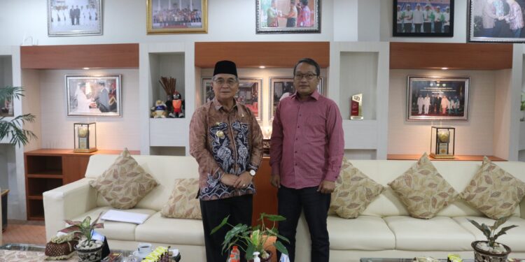 BUPATI TERIMA KUNJUNGAN DARI MANAJER EMTEK DIGITAL