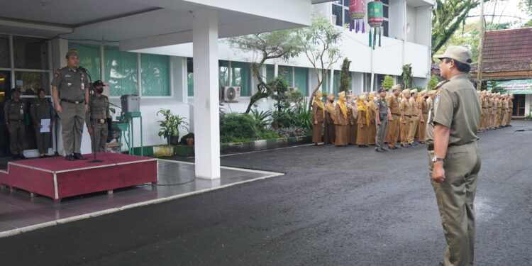 APEL GABUNGAN ASN LINGKUP PEMKAB HSS BULAN MARET