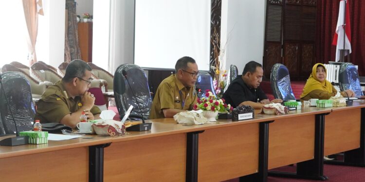 SEKDA HSS LAKSANAKAN RAPAT BERSAMA BADANG ANGGARAN DPRD KAB HSS