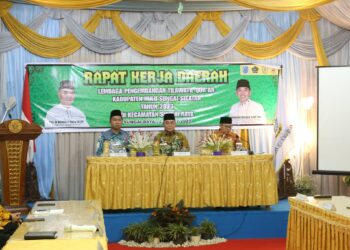 BUKA SECARA RESMI RAKERDA LPTQ TAHUN 2023, BUPATI HSS: PENGEMBANGAN DAN KECINTAAN TERHADAP AL QUR’AN ADALAH TANGGUNG JAWAB KITA BERSAMA.