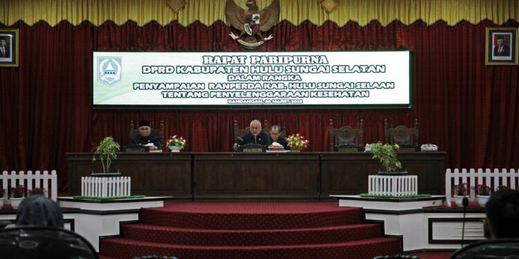 PEMKAB HSS AJUKAN RANPERDA TENTANG PENYELENGGARAAN KESEHATAN KE DPRD