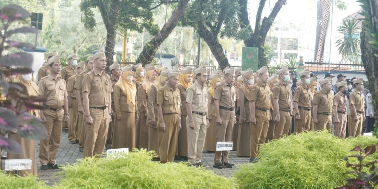 APEL GABUNGAN ASN LINGKUP PEMKAB HSS BULAN APRIL