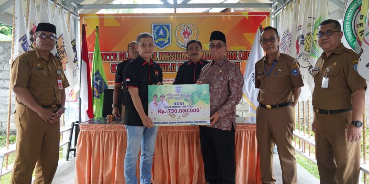 PENYERAHAN DANA HIBAH ORGANISASI KEPEMUDAAN DAN OLAHRAGA