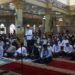 BUPATI HSS LAKSANAKAN SHALAT IDUL FITRI DI MASJID AGUNG TAQWA KANDANGAN