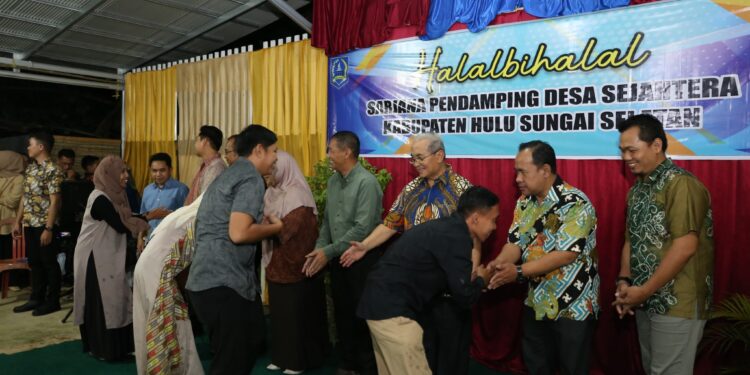 HALAL BIHALAL SARJA PENDAMPING DESA SEJAHTERA SE-KABUPATEN HULU SUNGAI SELATAN