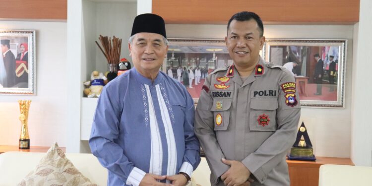 WAKAPOLRES HSS PAMIT PINDAH TUGAS, TEMUI BUPATI
