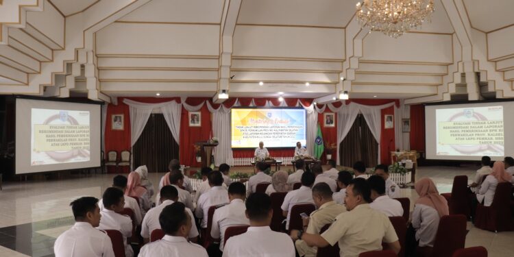 MONITORING & EVALUASI TINDAK LANJUT REKOMENDASI LHP BPK RI PERWAKILAN PROV. KALSEL ATAS LKPD KAB. HSS TAHUN 2022