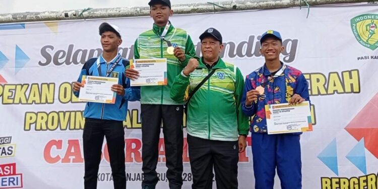 HARI PERTAMA POPDA KALSEL 2023, HSS SABET 1 EMAS DAN 1 PERUNGGU